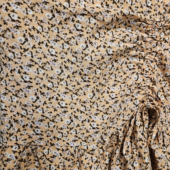 Yellow Floral Wild Fable Elastic Skirt Size XS - Picture 5 of 8